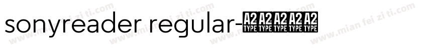sonyreader regular字体转换